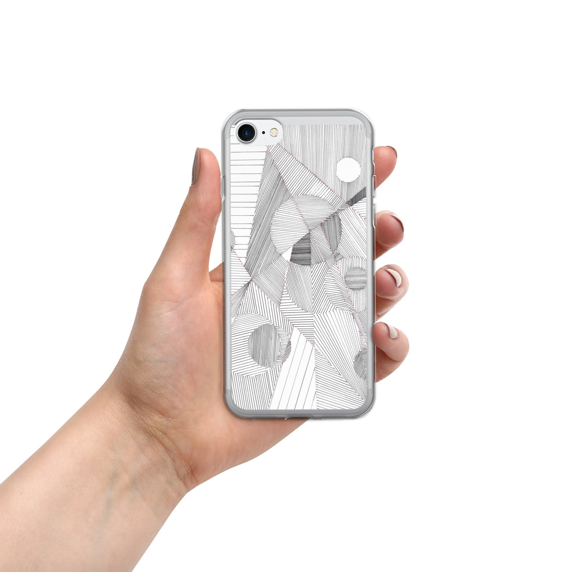 Coque pour iPhone® - Ondes et Vibrations - Jiel - artiste