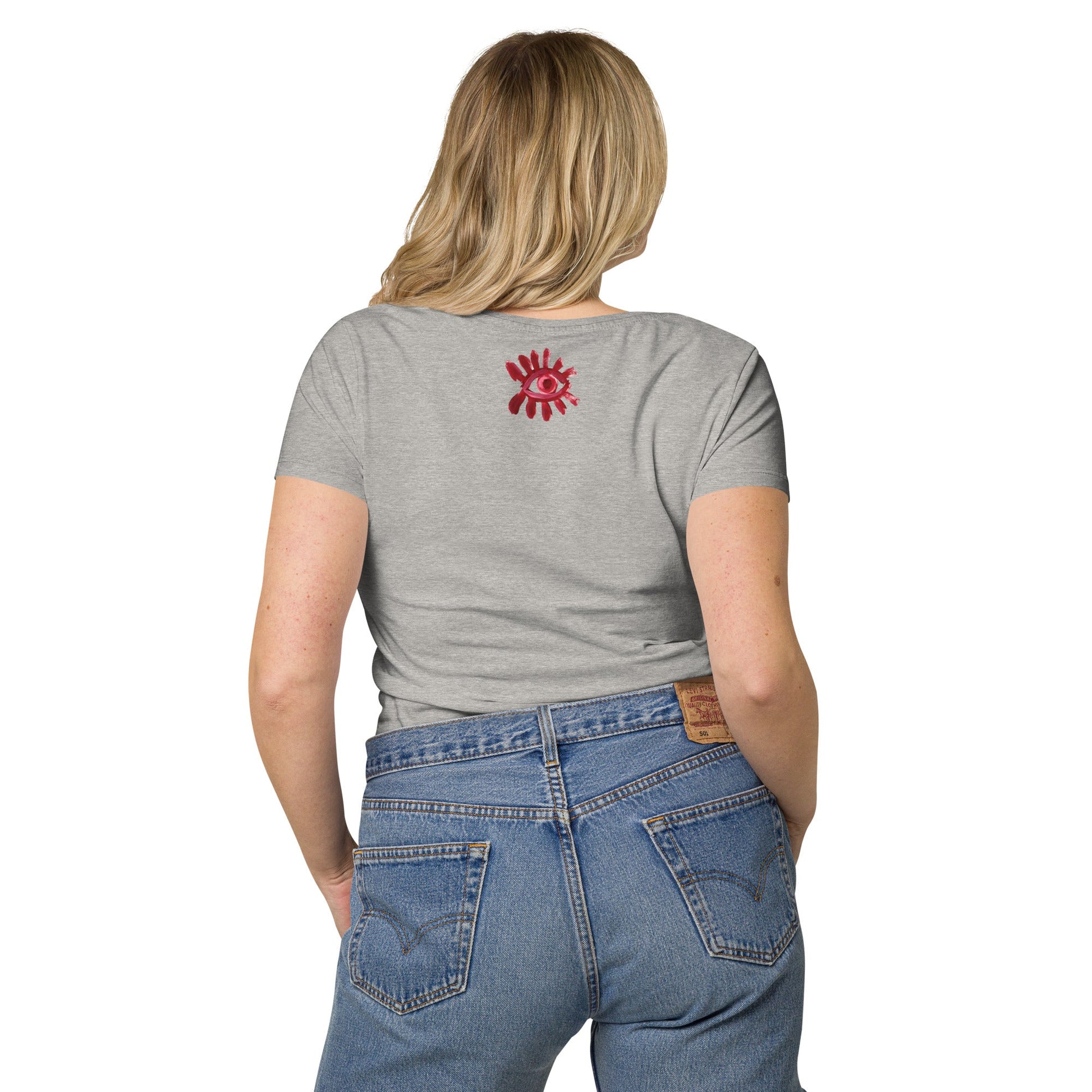 T-shirt éco - responsable femme - Jiel blanc - Jiel - artiste