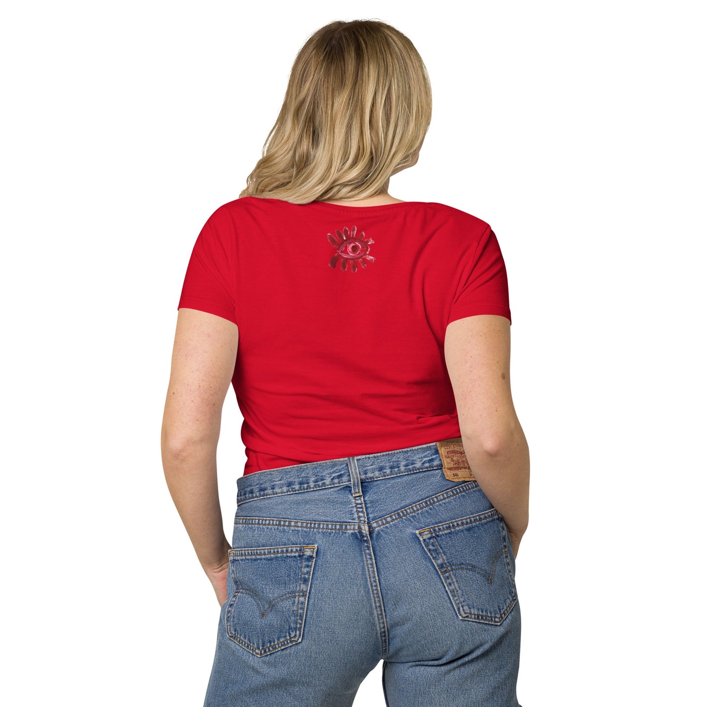 T-shirt éco - responsable femme - Jiel blanc - Jiel - artiste