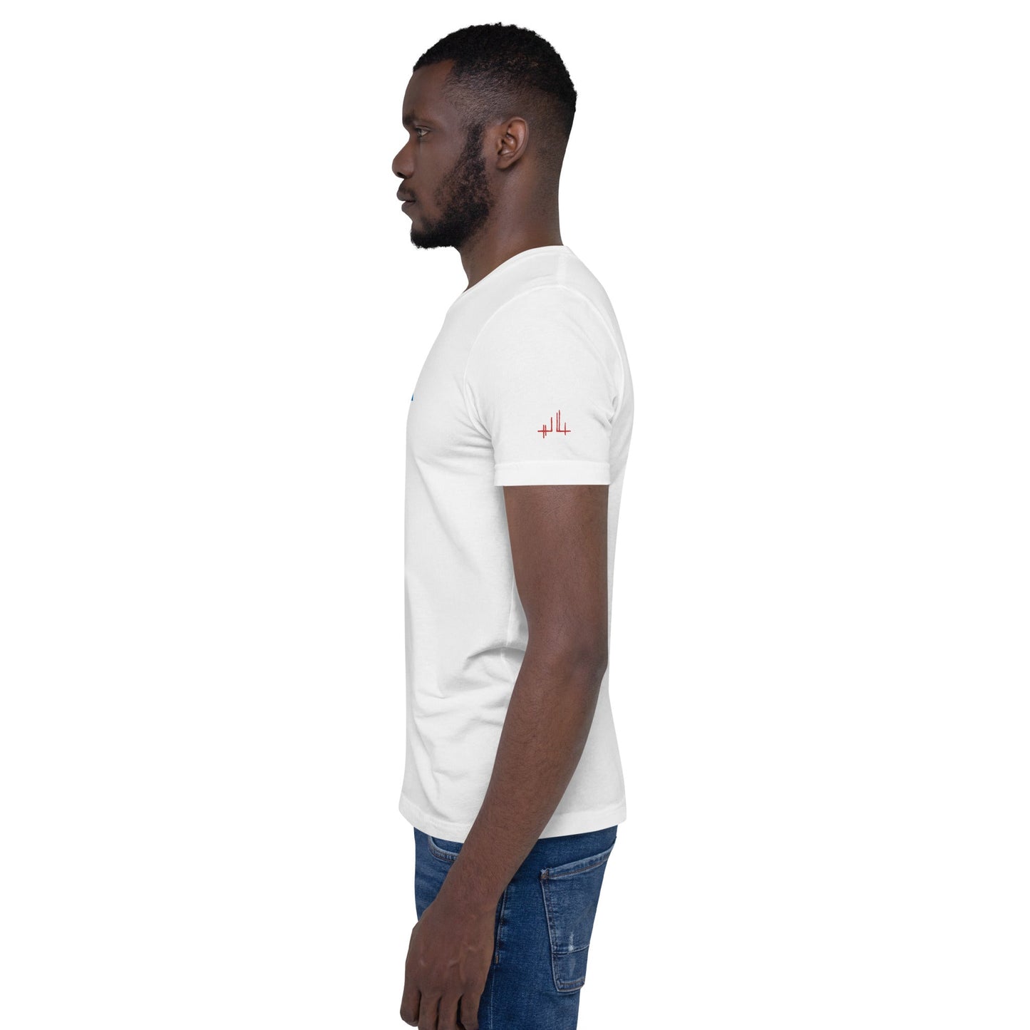 T-shirt unisexe - découpes triangles - Jiel - artiste