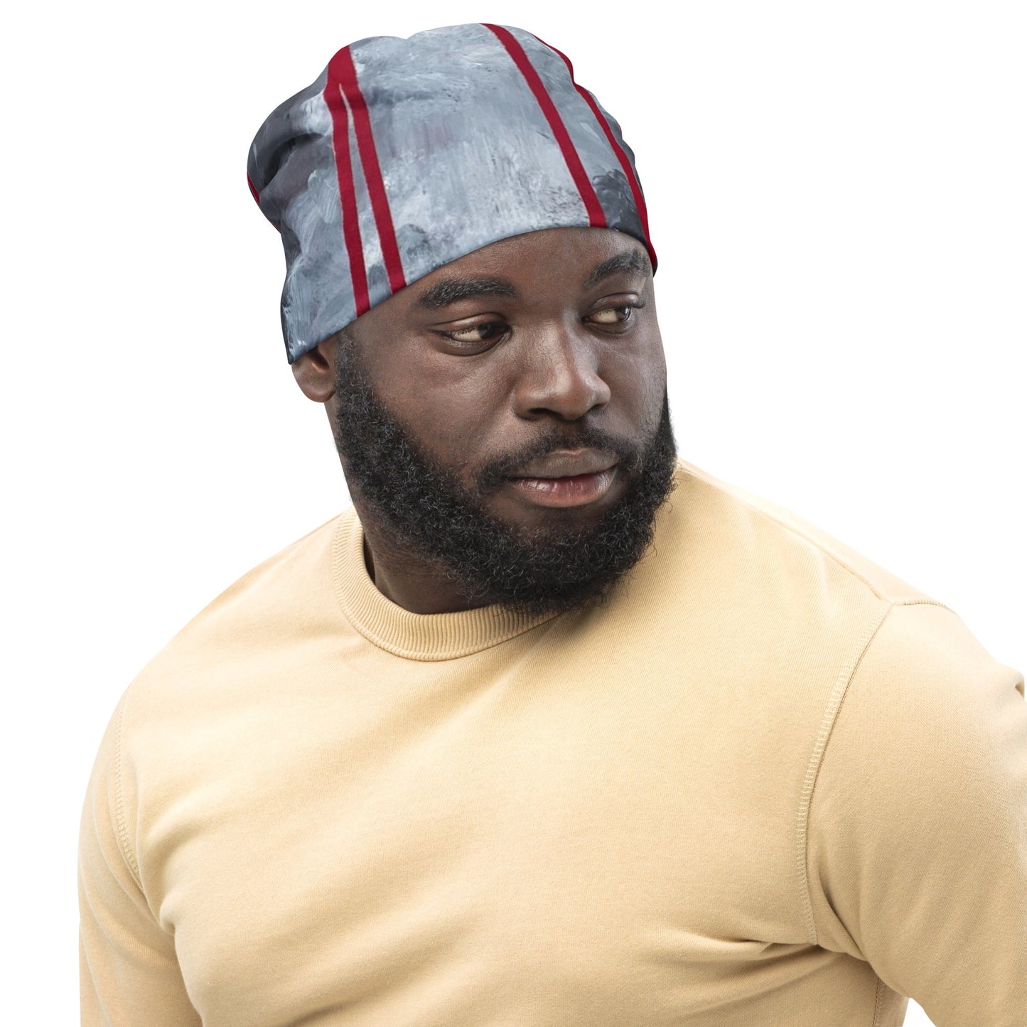 Bonnet imprimé all over - Nuages - Jiel - artiste