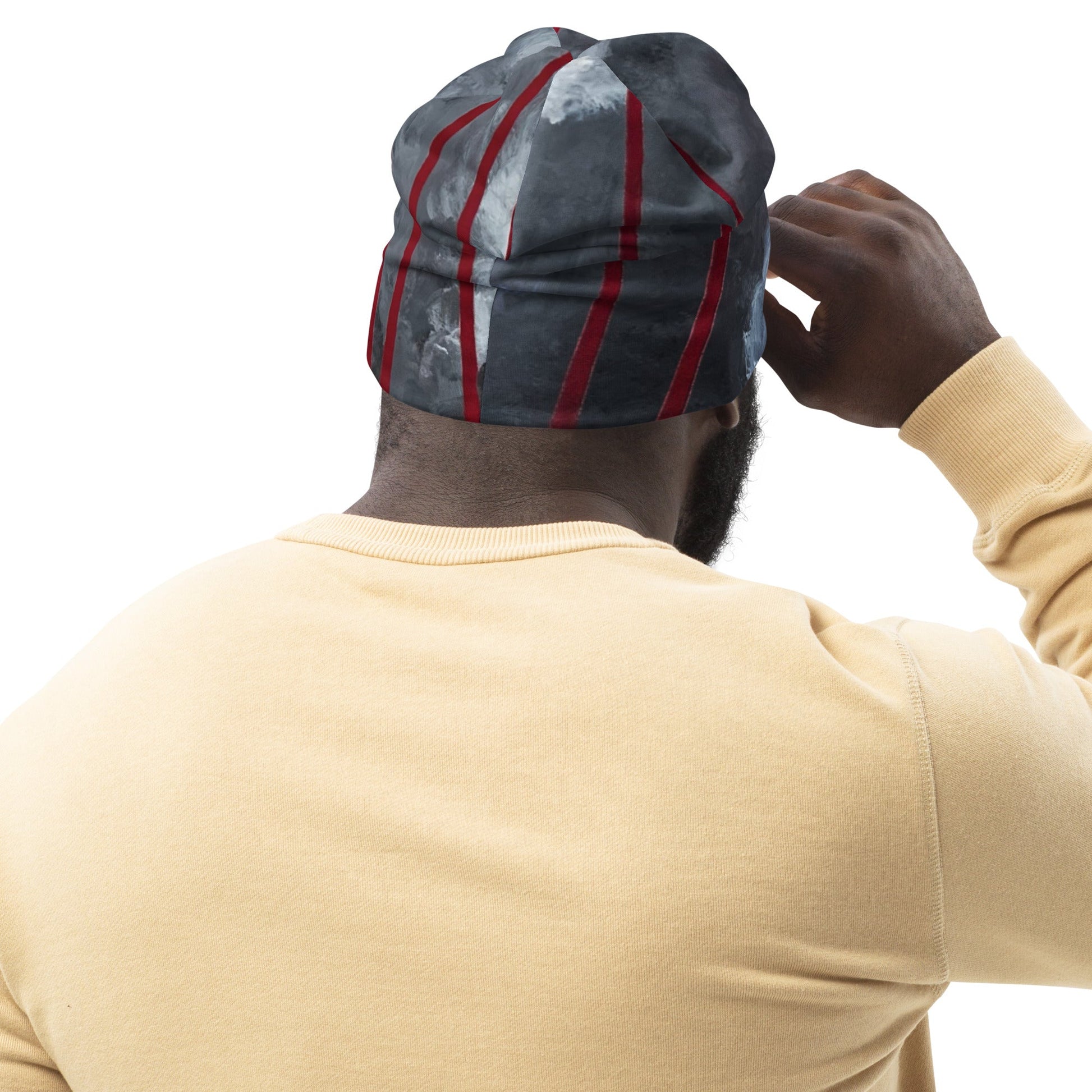 Bonnet imprimé all over - Nuages - Jiel - artiste