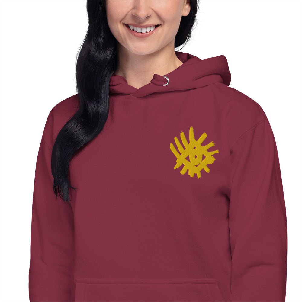 Broderie oeil or - Sweat à Capuche Unisexe - Jiel - artiste