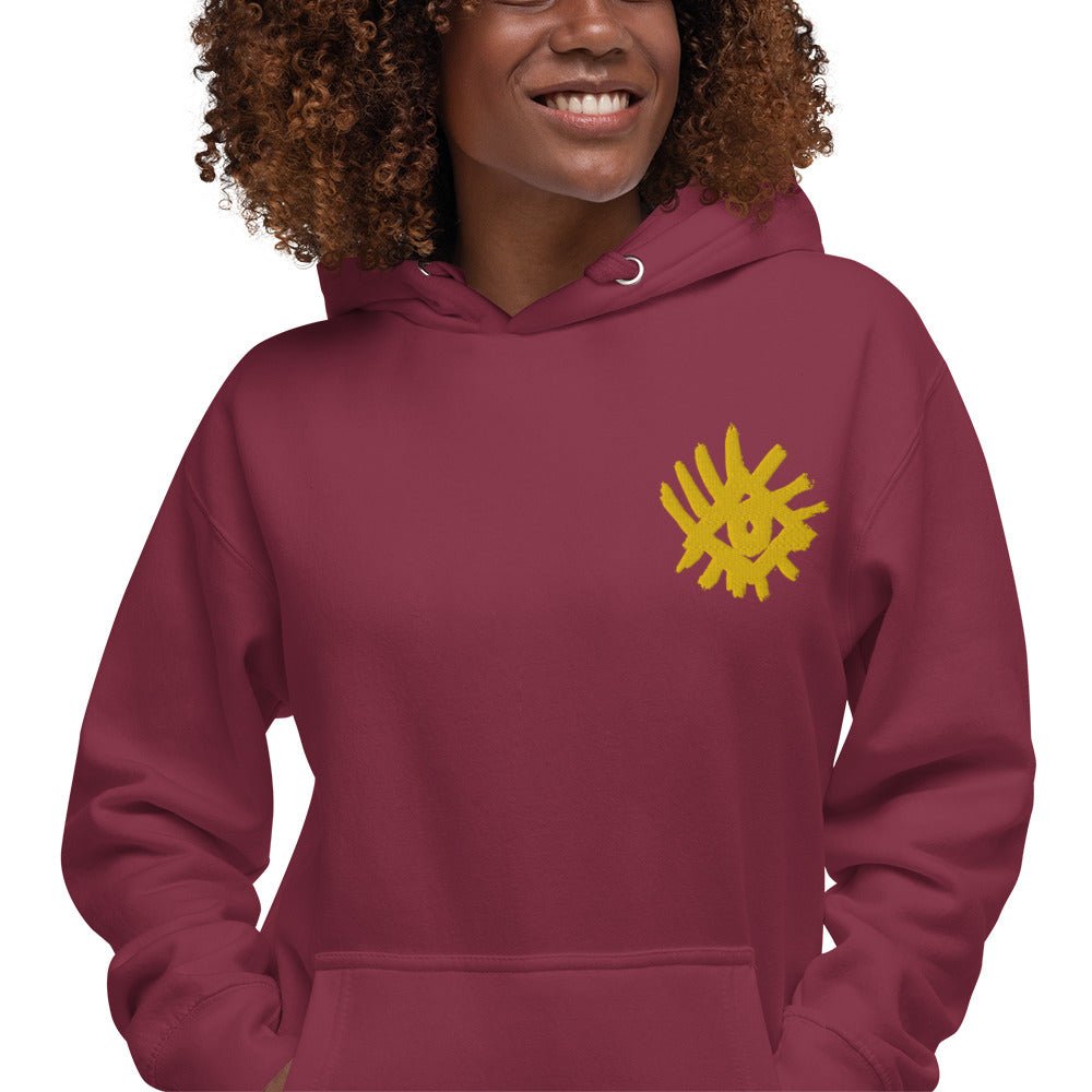 Broderie oeil or - Sweat à Capuche Unisexe - Jiel - artiste