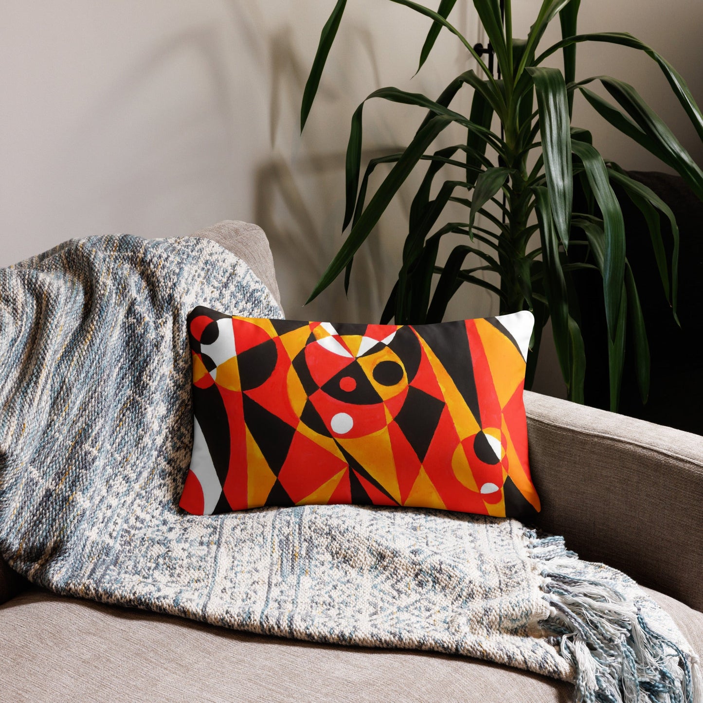 Coussin Classique - Collisions - Jiel - artiste