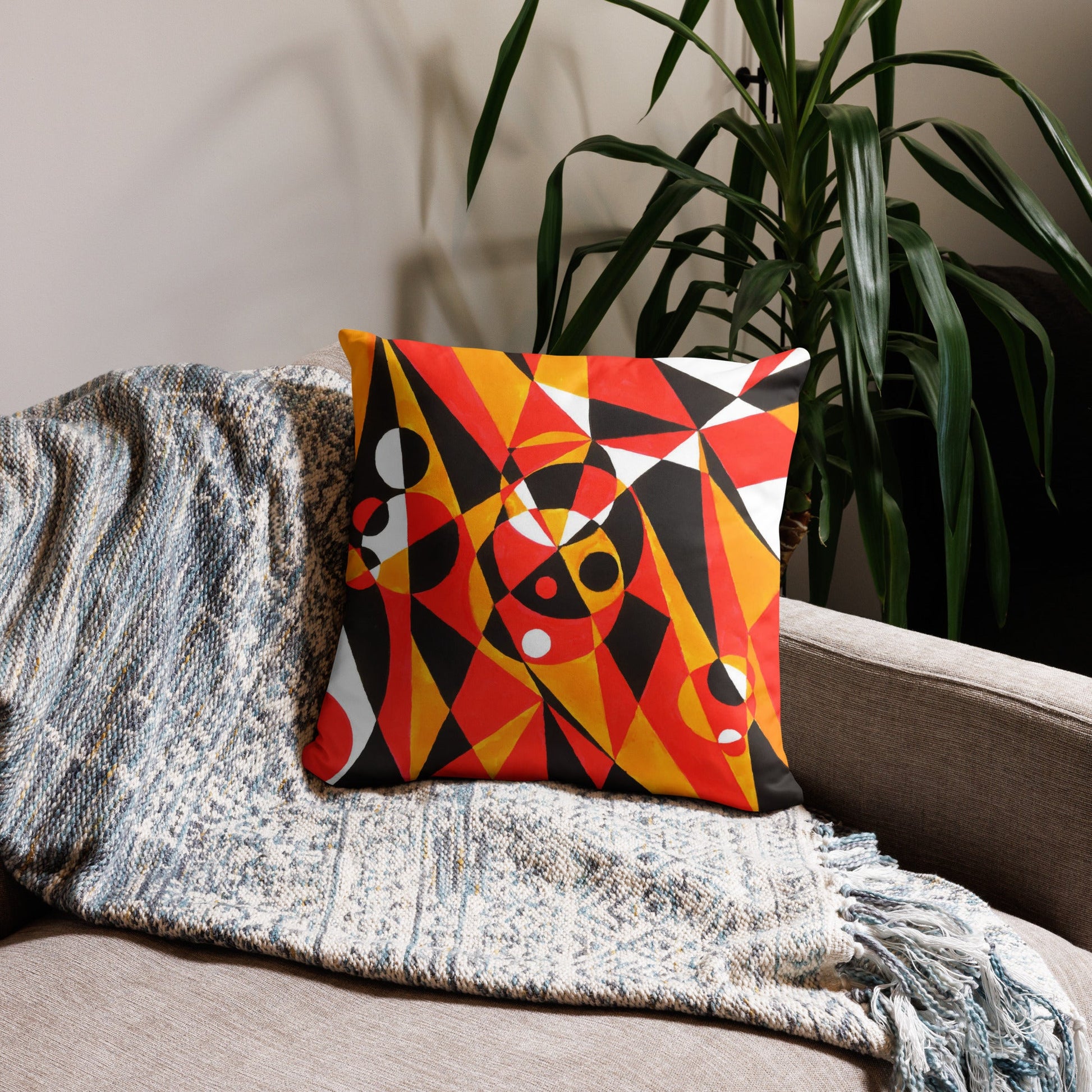 Coussin Classique - Collisions - Jiel - artiste