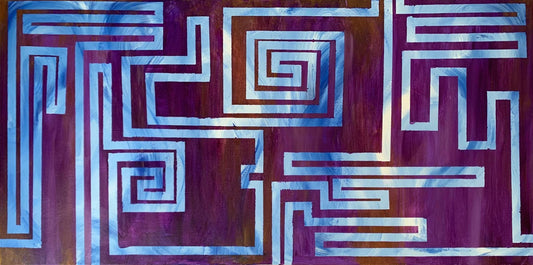 Prix sur demande - Méandres 2 - Jiel - artiste