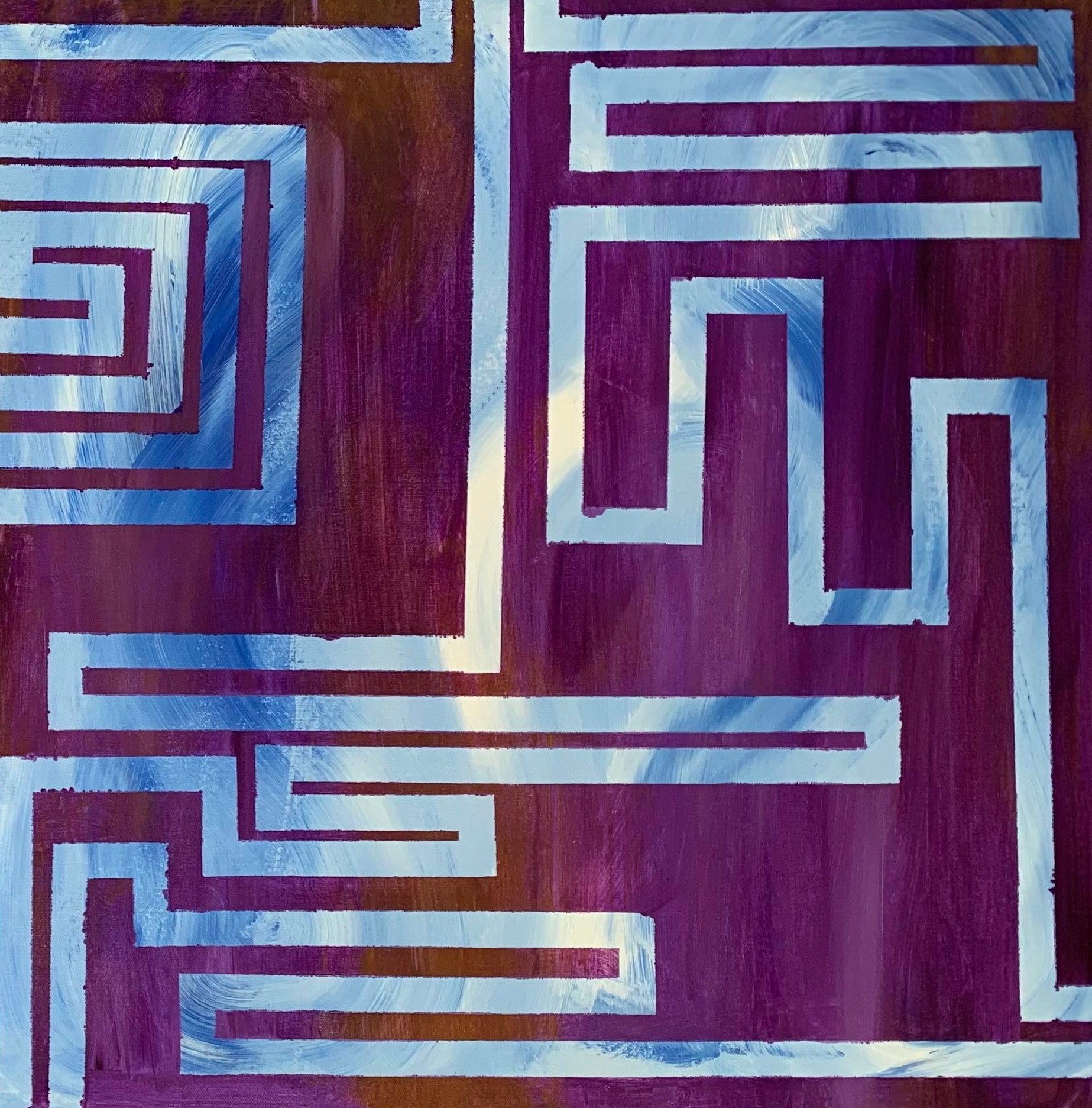 Prix sur demande - Méandres 2 - Jiel - artiste