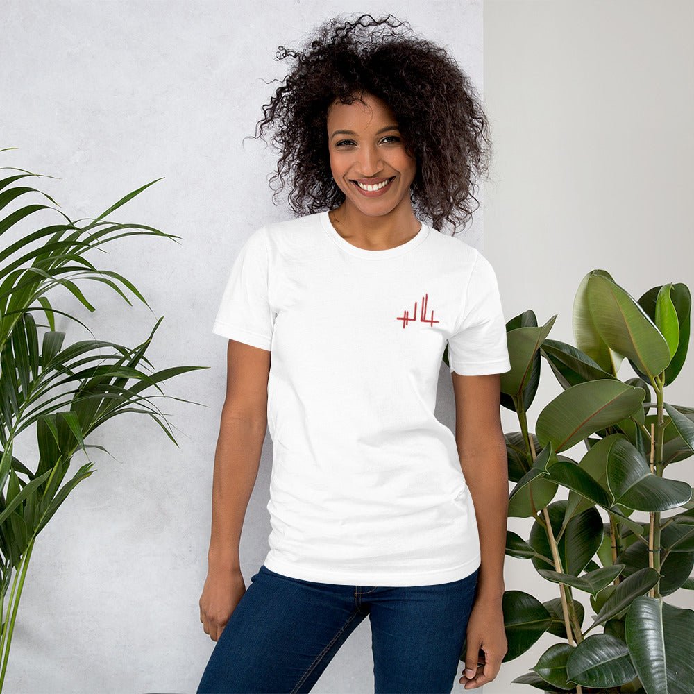 Signature rouge / red - T-shirt unisexe - Jiel - artiste