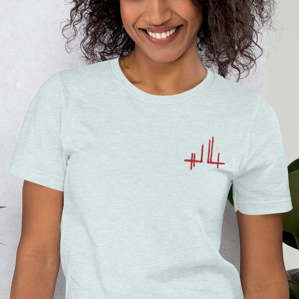 Signature rouge / red - T-shirt unisexe - Jiel - artiste